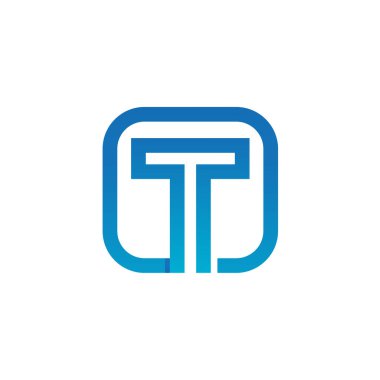 Kare Logo Vektöründeki T harfi