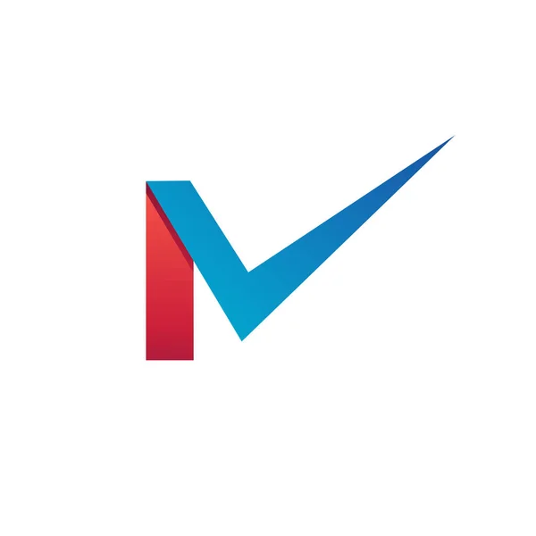 Letra Comprobar Logo Vector — Vector de stock