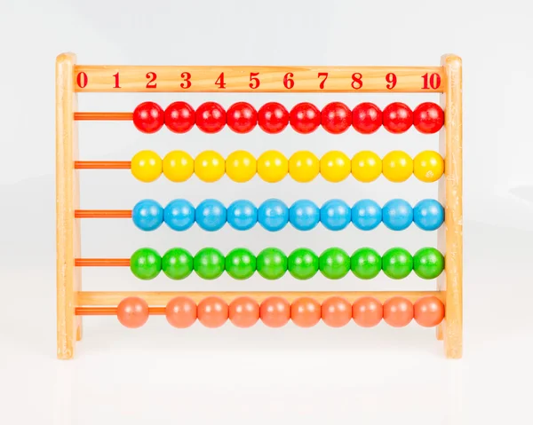 Abacus sobre blanco aislado — Foto de Stock