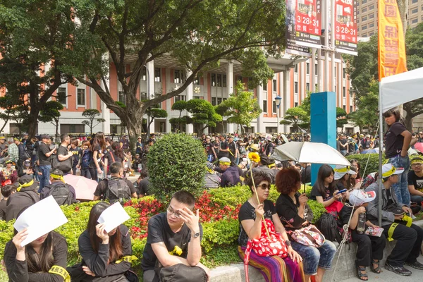 TAIPEI, TAIWAN, 30 de marzo de 2014. Cientos de miles de personas p —  Fotos de Stock