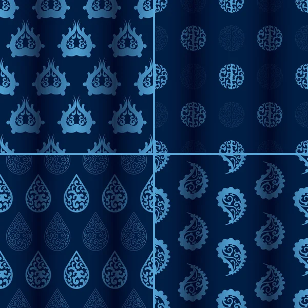 oryantal Dikişsiz desen, ipek set. eps10