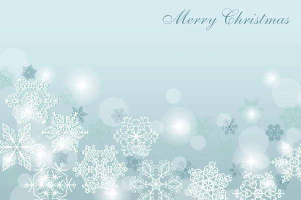 dantelli kar taneleri ile Noel kartı