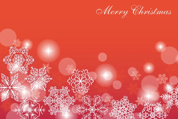 dantelli kar taneleri ile Noel kartı