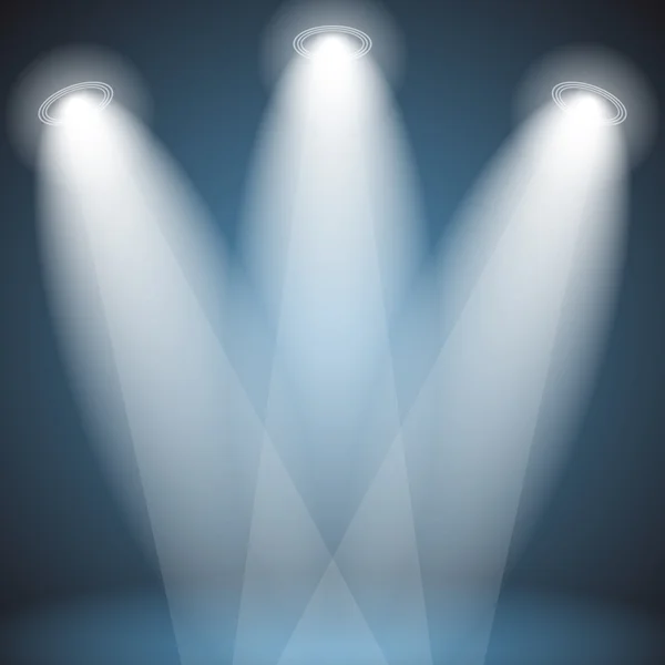 sahne ışıkları & mavi arka plan