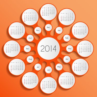 metaball turuncu takvim 2014