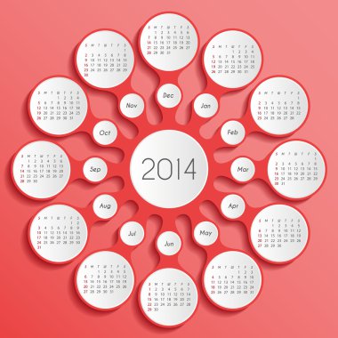 metaball kırmızı takvim 2014