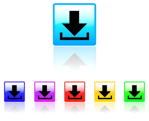 Schaltfläche herunterladen — Stockvektor