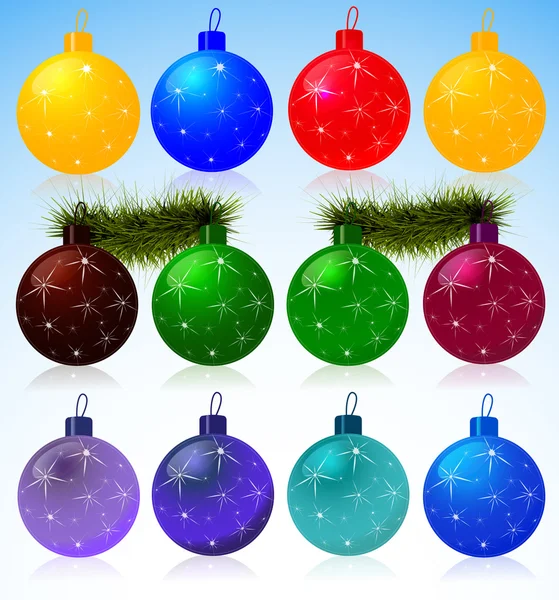 Boules de Noël — Image vectorielle