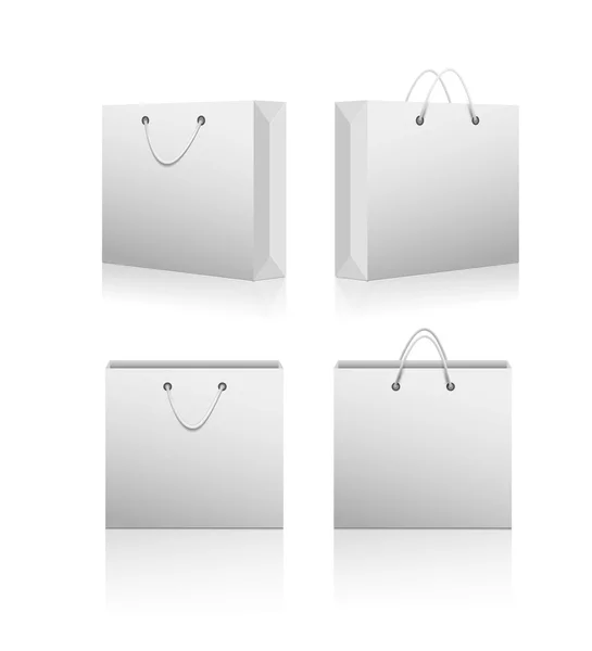 Papír táskák — Stock Vector