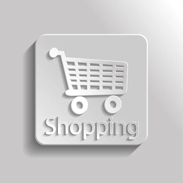 Ícone de compras — Vetor de Stock