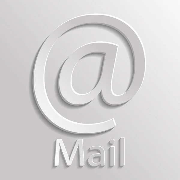 Ikona pošta — Stockový vektor