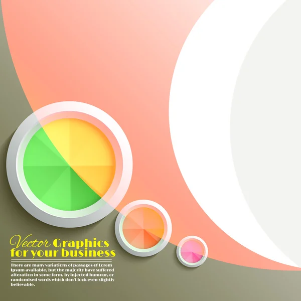 Résumé Cercle 3d — Image vectorielle