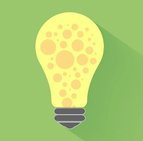 Lightbulb idea — Stock Vector