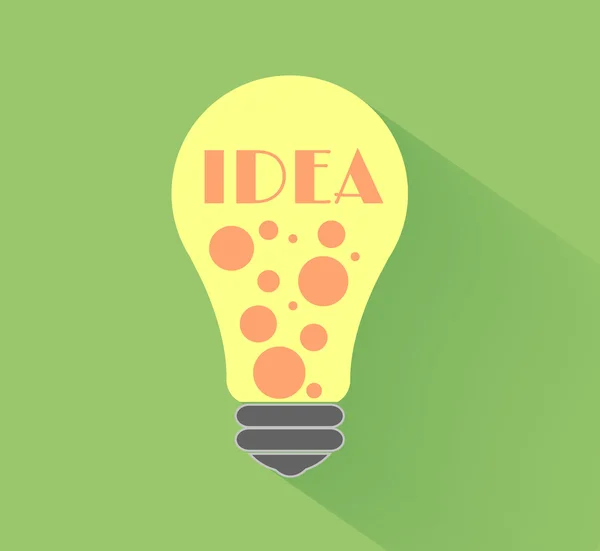 Лампочка ідея — стоковий вектор