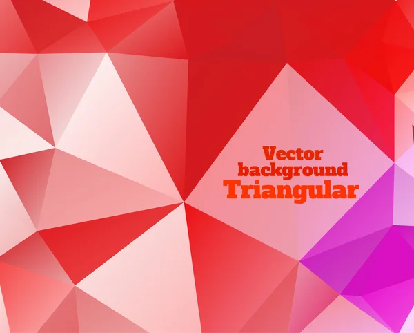 Triangular background — Stock Vector