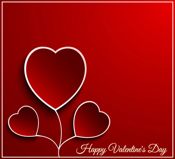 Día de San Valentín flor corazón — Archivo Imágenes Vectoriales