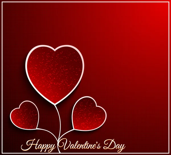 Valentine dag bloem hart — Stockvector