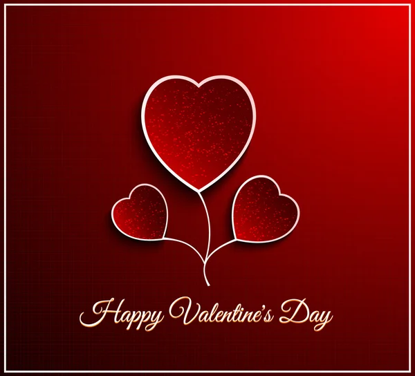 Día de San Valentín flor corazón — Archivo Imágenes Vectoriales