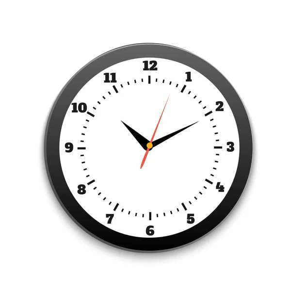 Reloj de oficina redondo — Archivo Imágenes Vectoriales