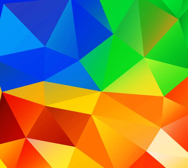 Dreieck Hintergrund. Bunte Polygone. — Stockvektor