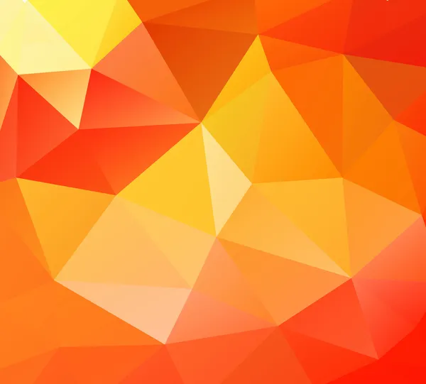 Fondo triangular. Polígonos naranjas . — Vector de stock