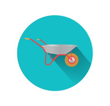 düz tasarımı Bahçe el arabası