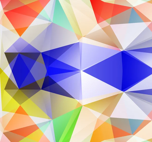 Fundo triangular. Polígonos coloridos . — Vetor de Stock