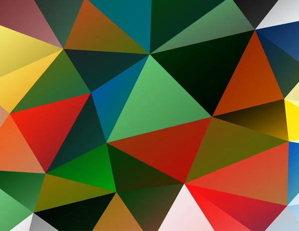 Fondo triangular. Polígonos coloridos . — Archivo Imágenes Vectoriales