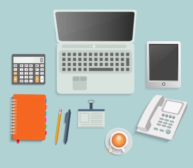 çeşitli finansal hizmet öğeler kümesi.