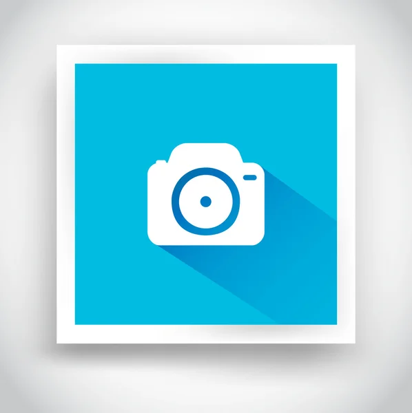 Icon of camera for web and mobile applications — Stock Vector