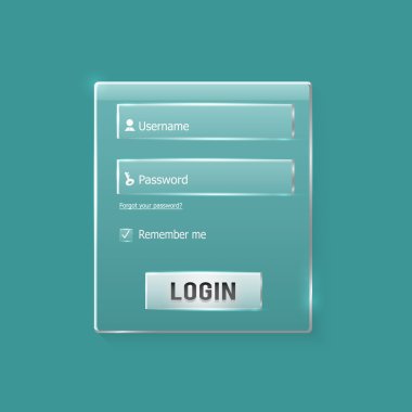 oturum açma ve kayıt web parlak formu