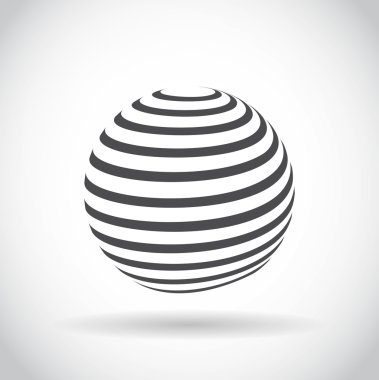 soyut girdap küre küre simgesi