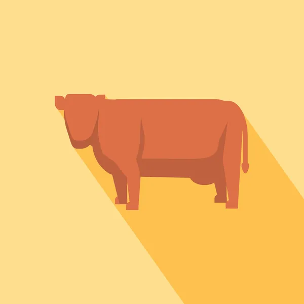 Icono de vaca — Vector de stock