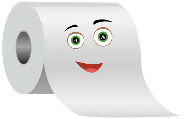 Cartone animato sorridente divertente set di carta igienica. Prodotto di  carta viene utilizzato per scopi sanitari e igienici - Vettoriale Stock di  ©robuart 506357710