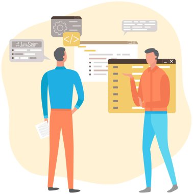 Program mühendisliği ve kodlama. Bilgisayarlarda web geliştirme üzerine çalışan programcılar