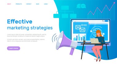 İnternette çalışan kadınların etkili pazarlama stratejileri. Tanıtım ve reklam sitesi