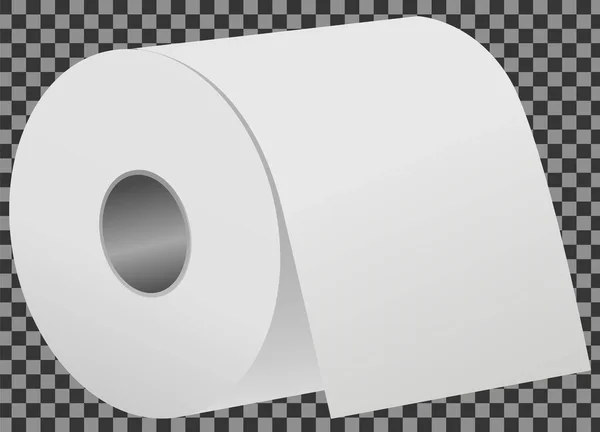 Du papier toilette. Papier spécial pour essuyer. Les produits en papier sont utilisés à des fins sanitaires et hygiéniques — Image vectorielle