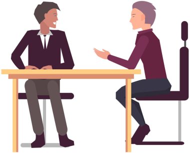 Projeye başlamak için toplantı, iş planı. Girişimcilik alanında iş tartışan meslektaşlar