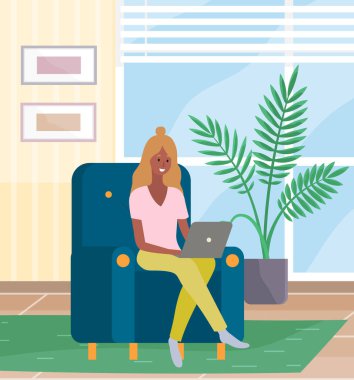 Sohbet, iletişim ve internet üzerinden mesajlar. Sohbet etmek için bilgisayarı kullanan insanlar