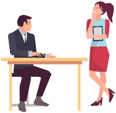 Projeye başlamak için toplantı, iş planı. Girişimcilik alanında iş tartışan meslektaşlar