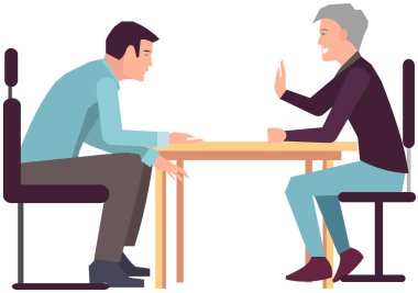 Projeye başlamak için toplantı, iş planı. Girişimcilik alanında iş tartışan meslektaşlar