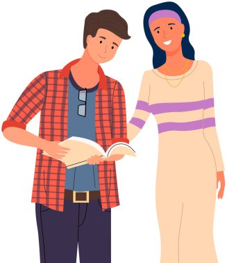 Çeşitli kolej, üniversite öğrencileri, liseli kız ve dizüstü bilgisayarı olan okul çocuğu.