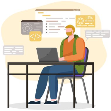 Program mühendisliği ve kodlama. Bilgisayarlarda web geliştirme üzerine çalışan programcılar