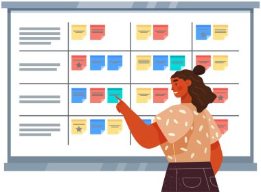 Görev planlama, iş kadını Takvim, zaman yönetimi, zaman çizelgesi, ay planlaması