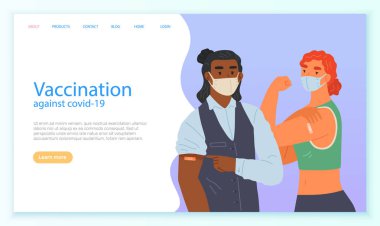 Coronavirus ajitasyon konseptini durdur. Aşı tanıtımı, işçilerin aşılanması. Aşı hayat kurtarıyor.
