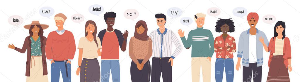 Hello in Different Languages, Greeting People