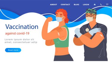 Coronavirus ajitasyon konseptini durdur. Aşı tanıtımı, işçilerin aşılanması. Aşı hayat kurtarıyor.