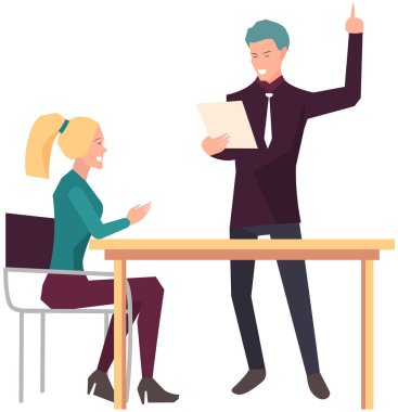 Projeye başlamak için toplantı, iş planı. Girişimcilik alanında iş tartışan meslektaşlar