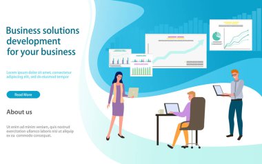 Çalışanlar istatistiksel göstergeleri, iş verilerini analiz ederler. Karakterler pazarlama araştırmalarıyla çalışır