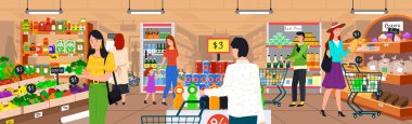 Süpermarket İnsanları, Alışveriş Sebzeleri Mağazası